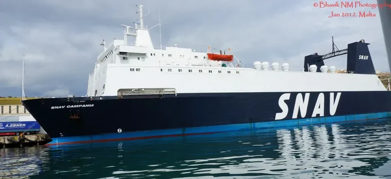 SNAV CAMPANIA Ro-Ro IMO 7360710
