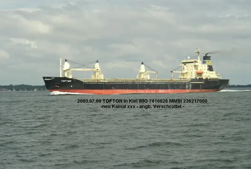 TOFTON General Cargo IMO 7410826