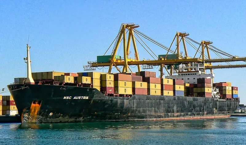 MSC AUSTRIA Container Ship IMO 7502916