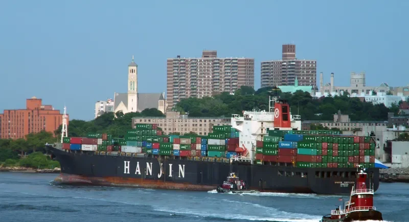 HANJIN PORTLAND Container Ship IMO 9021681