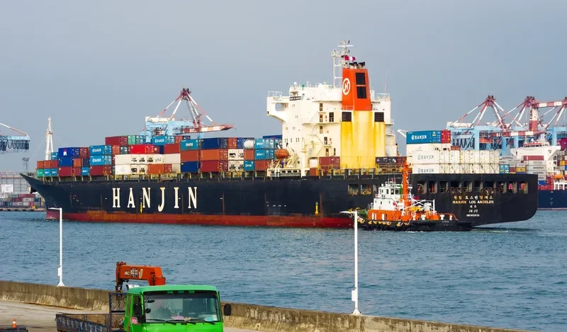 HANJIN LOS ANGELES Container Ship IMO 9128130