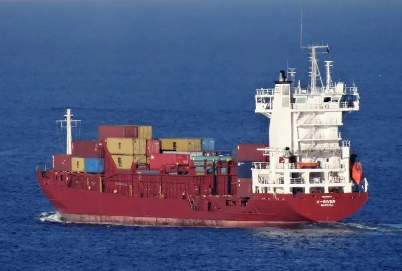 K RIVER Container Ship IMO 9138355