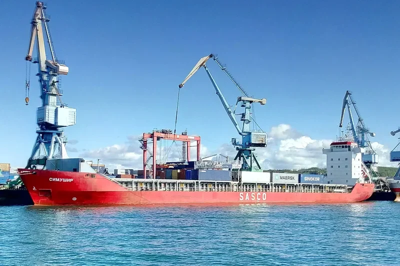 SIMUSHIR Container Ship IMO 9179385