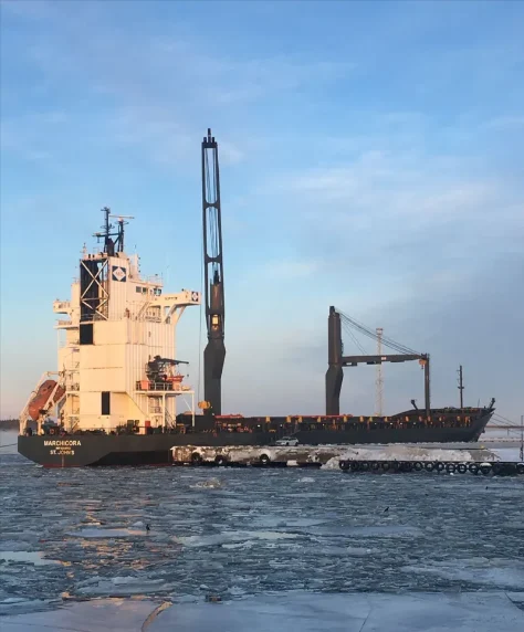 SEVERNIY PROECT Container Ship IMO 9202053