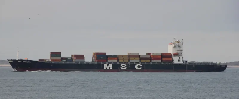 MSC SANDRA Container Ship IMO 9203954 photo 2