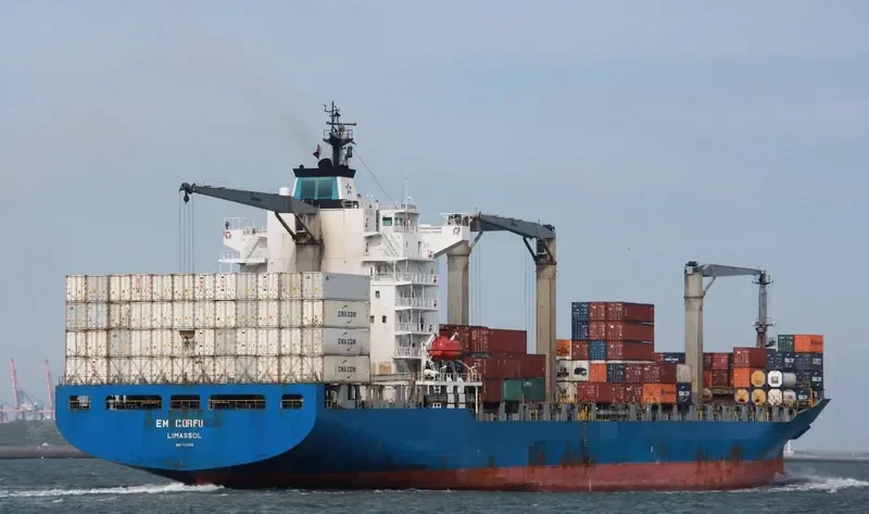 EM CORFU Container Ship IMO 9231494