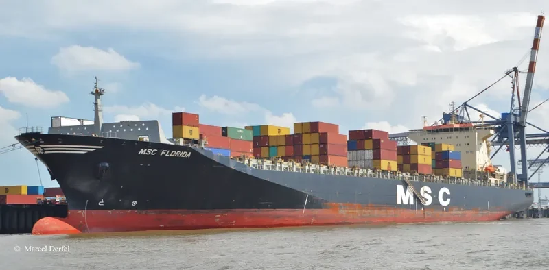 FLORIDA Container Ship IMO 9236547