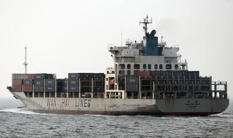 WAN HAI 303 Container Ship IMO 9238179