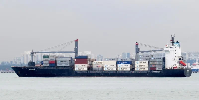 A HOKEN Container Ship IMO 9289051