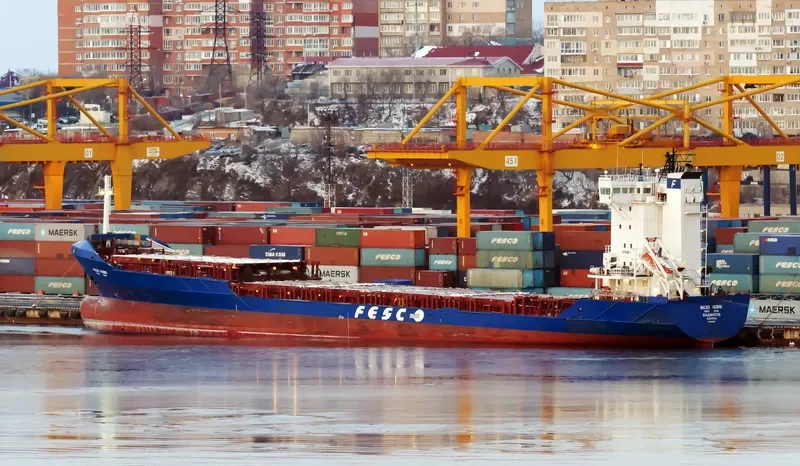 FESCO NOVIK Container Ship IMO 9296987