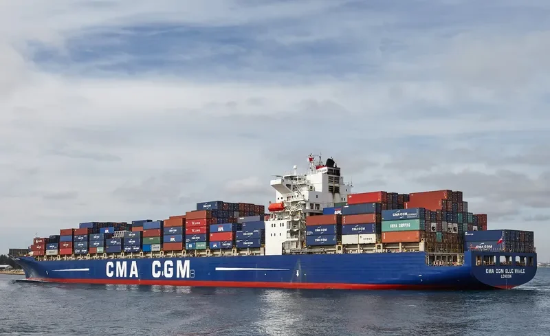 CMA CGM BLUE WHALE Container Ship IMO 9317963 photo 9