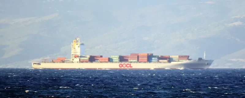 OOCL KOBE Container Ship IMO 9329526