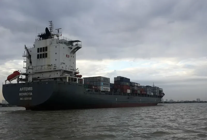 ARTEMIS Container Ship IMO 9339595