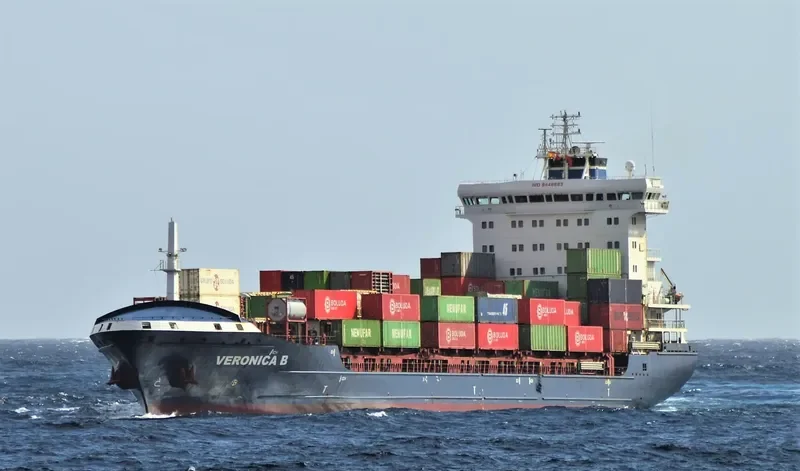 VERONICA B Container Ship IMO 9348625