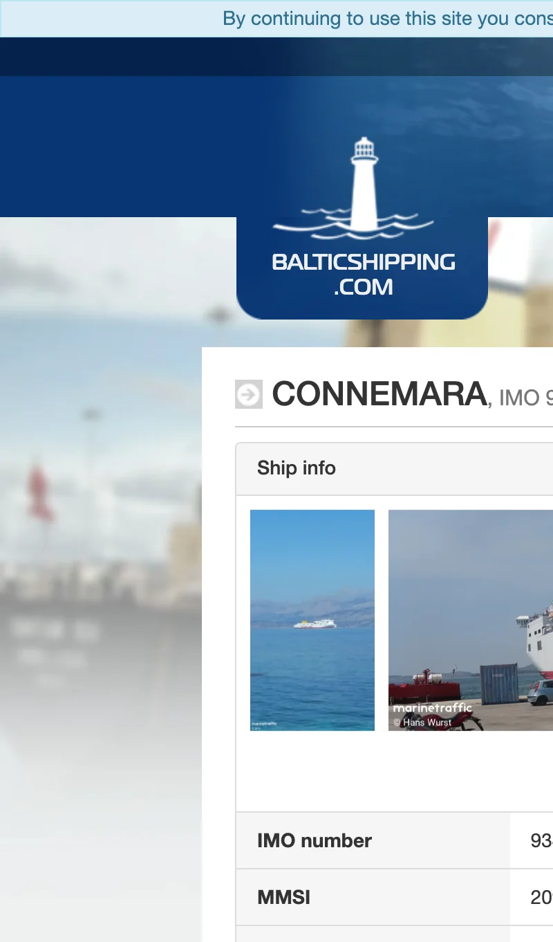 CONNEMARA Ro-Ro IMO 9349760
