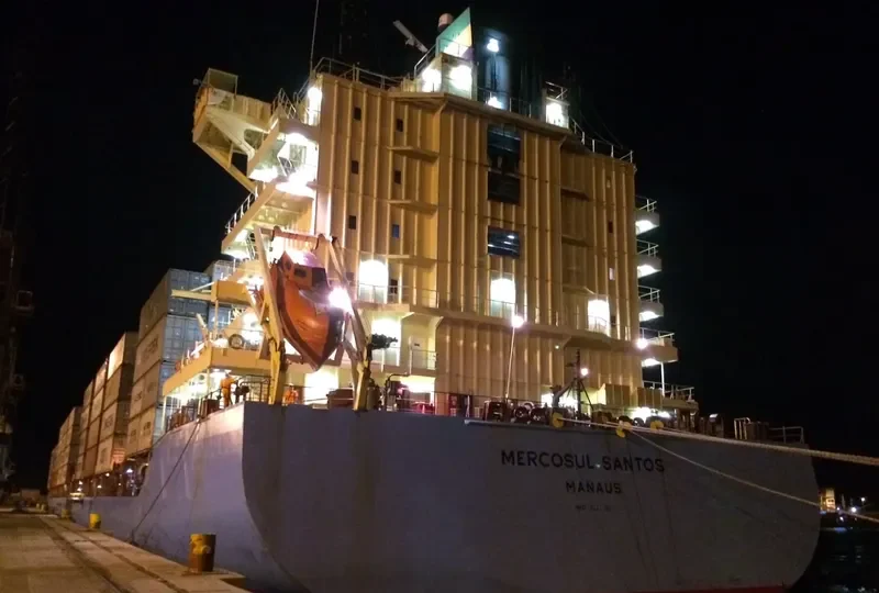 MERCOSUL SANTOS Container Ship IMO 9356153 photo 3