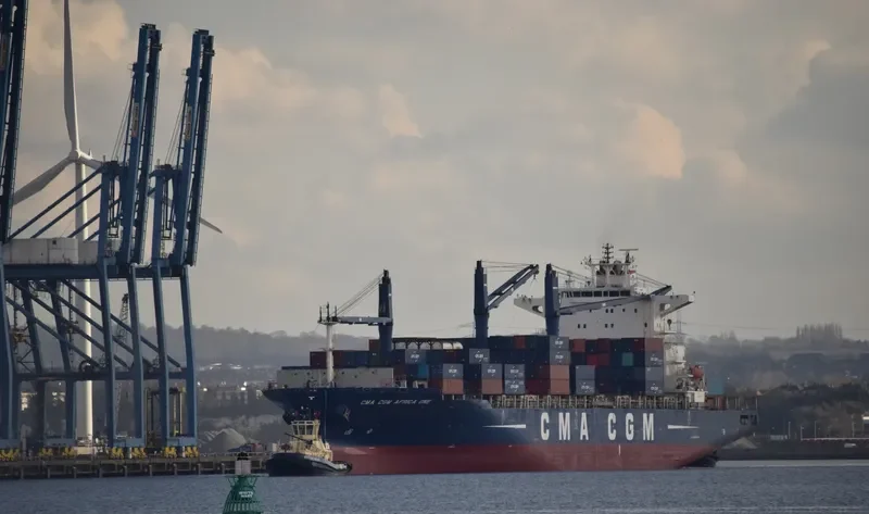 CMA CGM AFRICA ONE Container Ship IMO 9451915 photo 7