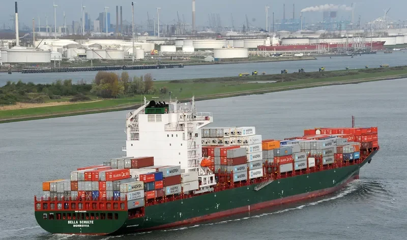 SPYROS V Container Ship IMO 9453365 photo 2
