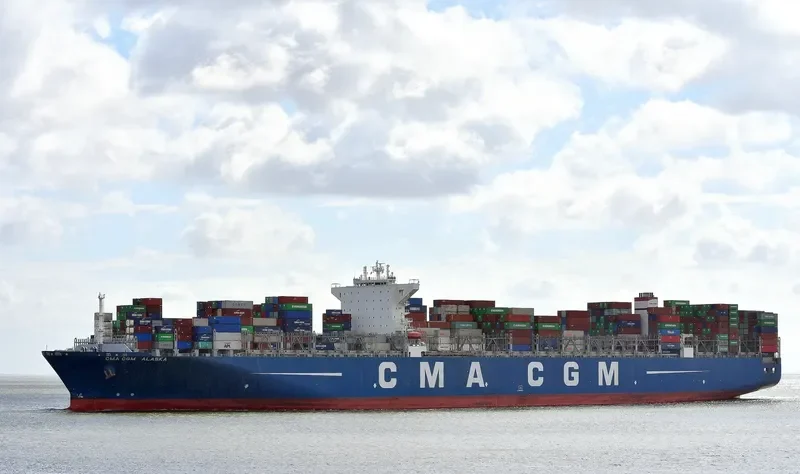 CMA CGM ALASKA Container Ship IMO 9469572 photo 2