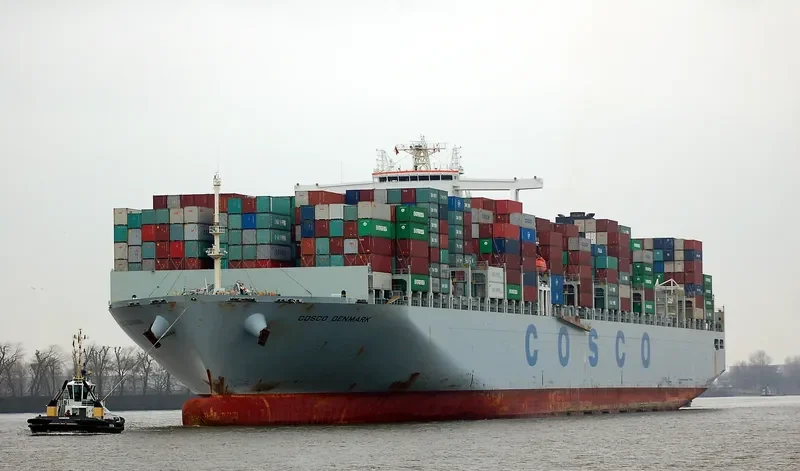 COSCO DENMARK Container Ship IMO 9516478