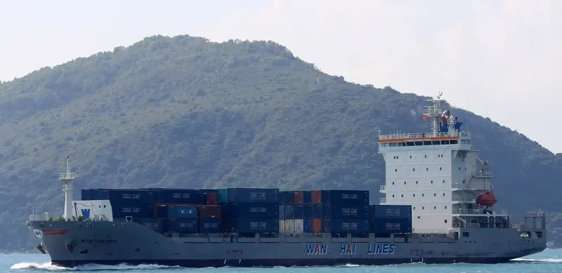 WAN HAI 105 Container Ship IMO 9596789