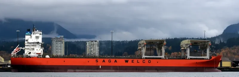 SAGA FALCON Container Ship IMO 9613848