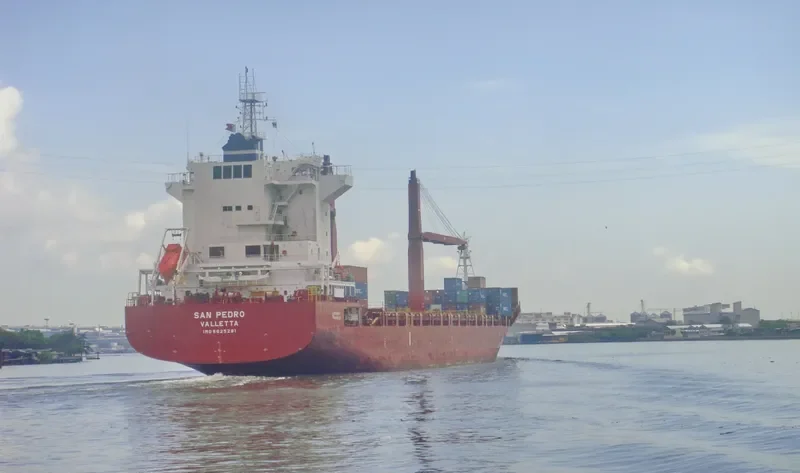 SAN PEDRO Container Ship IMO 9625281