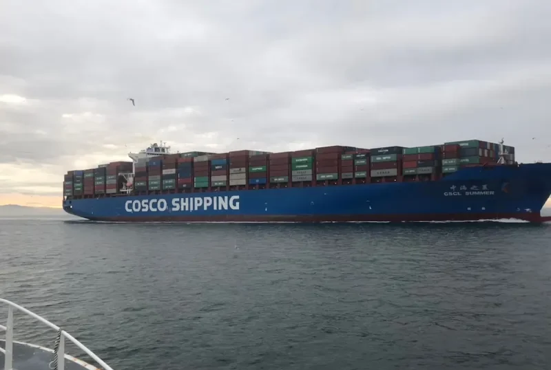 CSCL SUMMER Container Ship IMO 9645865