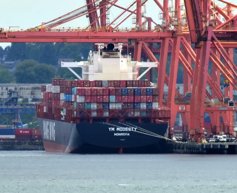 YM MODESTY Container Ship IMO 9664885 photo 8