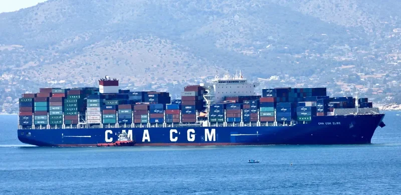 CMA CGM ELBE Container Ship IMO 9674529