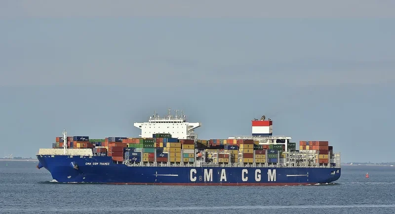 CMA CGM THAMES Container Ship IMO 9674567 photo 2