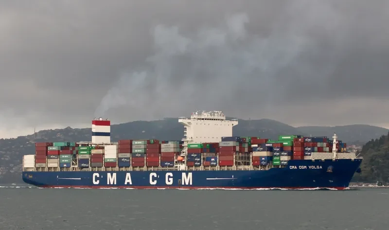 CMA CGM VOLGA Container Ship IMO 9705081