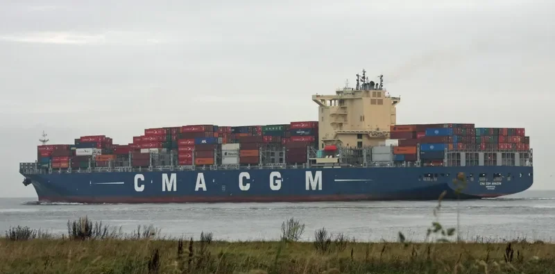 CMA CGM AMAZON Container Ship IMO 9706308 photo 3