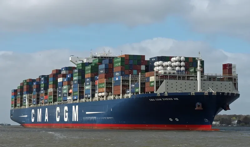CMA CGM ZHENG HE Container Ship IMO 9706906 photo 9