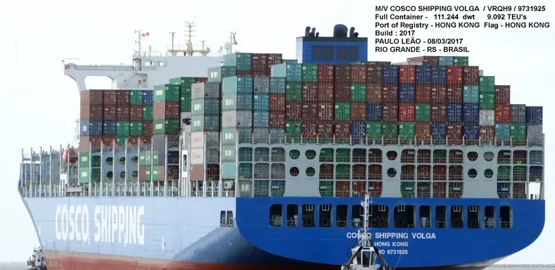 COSCO SHIPPING VOLGA Container Ship IMO 9731925