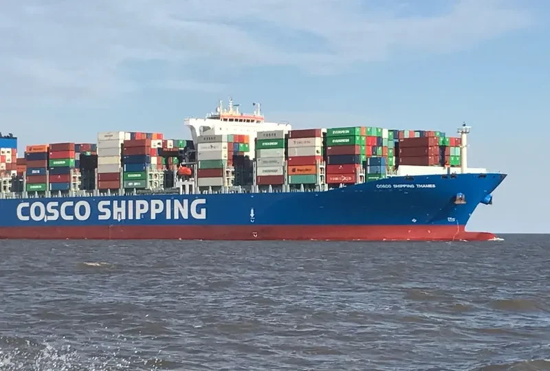 COSCO SHIPPING THAMES Container Ship IMO 9731937 photo 2