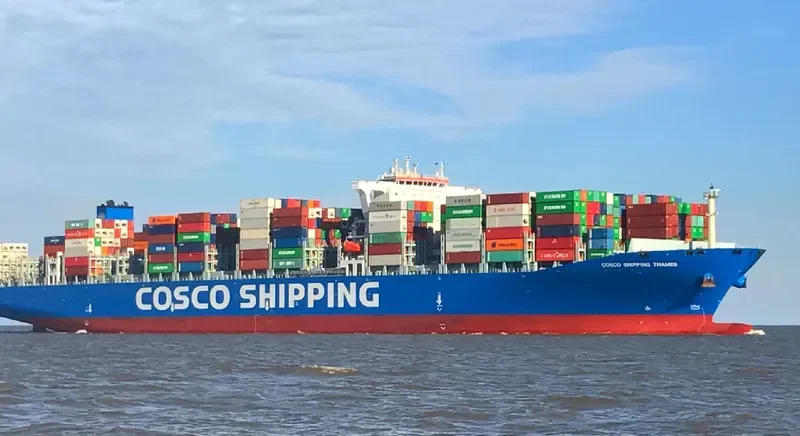 COSCO SHIPPING THAMES Container Ship IMO 9731937 photo 3