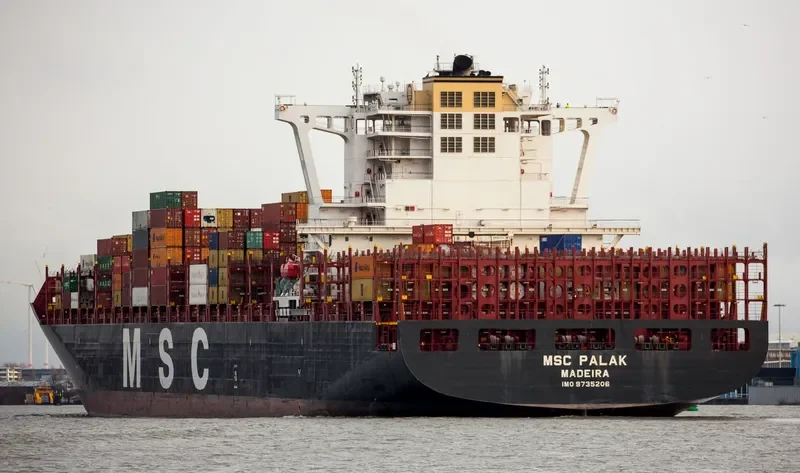 MSC PALAK Container Ship IMO 9735206