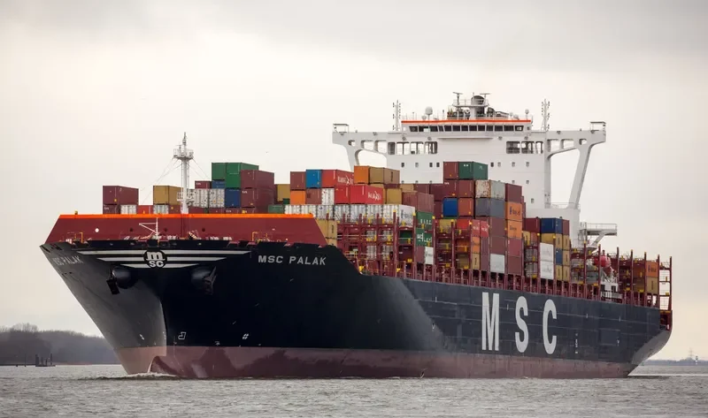 MSC PALAK Container Ship IMO 9735206 photo 2